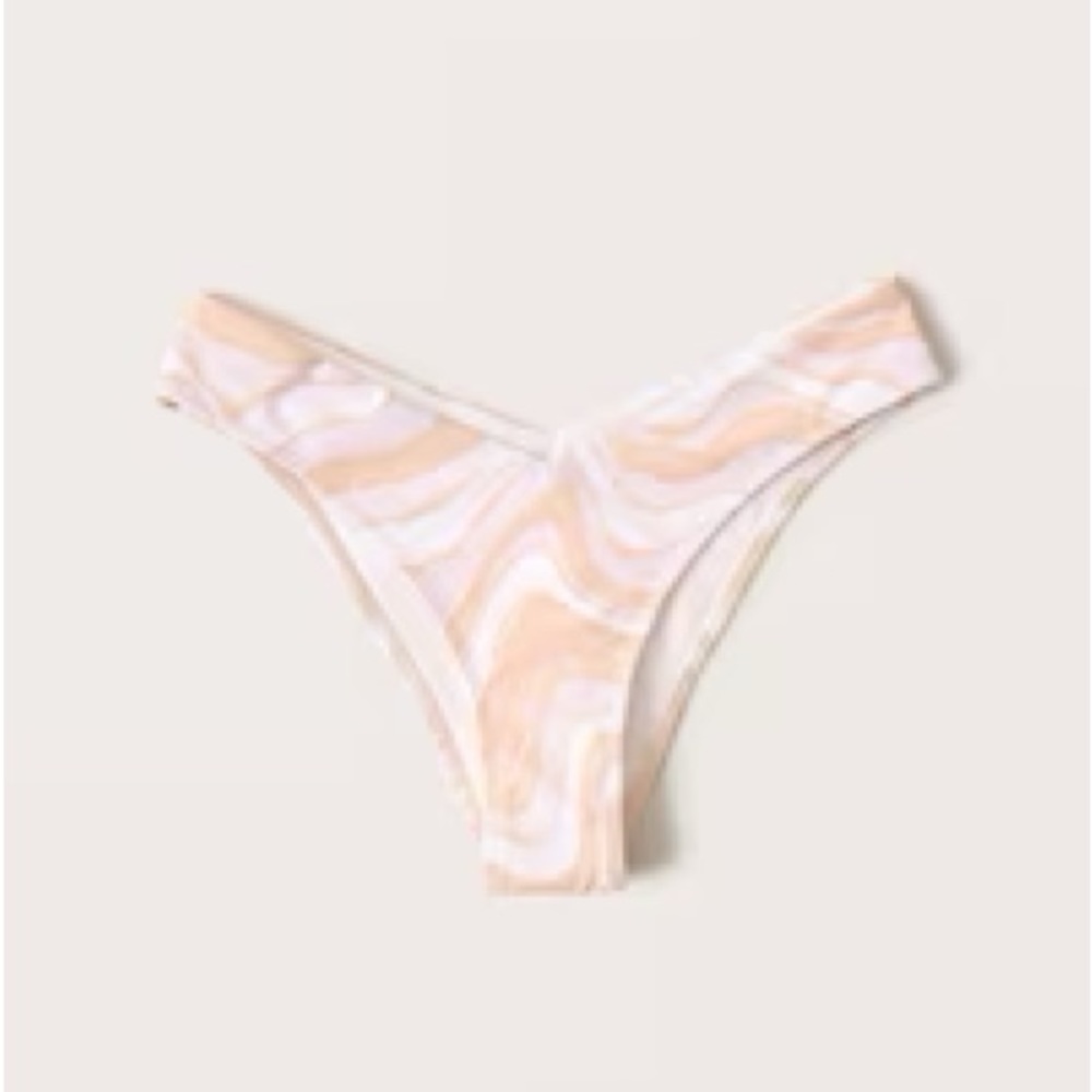 Abercrombie high cut cheeky bikini bottoms